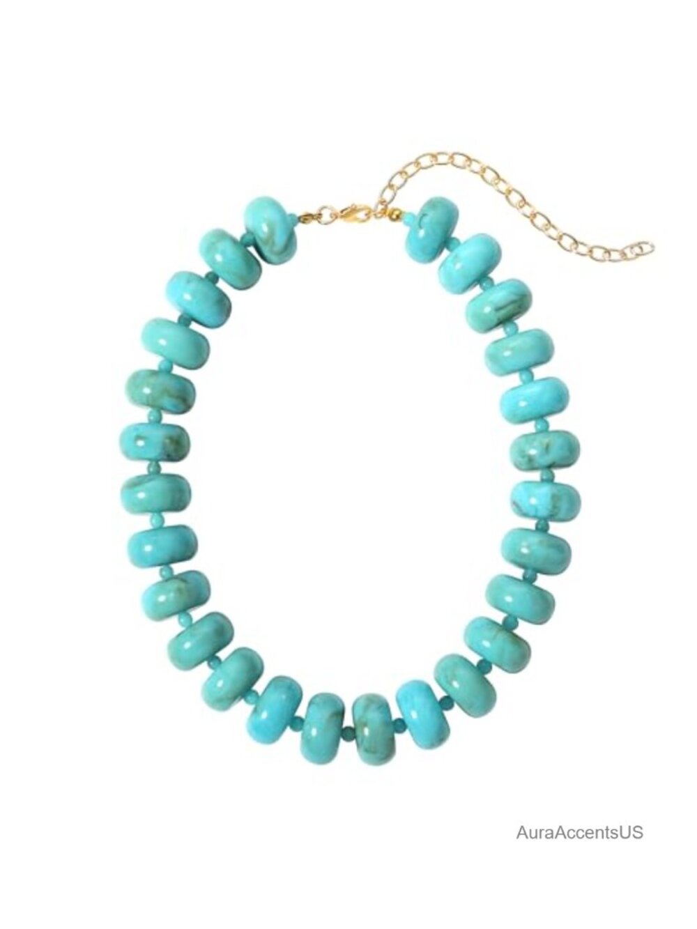 Chunky Acrylic Beaded Necklace Choker Adjustable Bohemian Statement